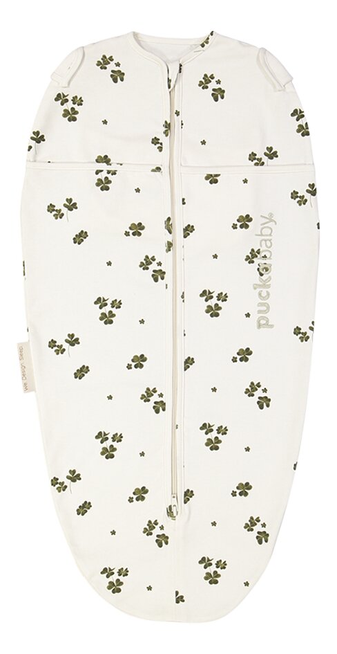 Puckababy Inbakerzak / Zomerslaapzak The Orginal Mini Lucky Clover TOG 0,5 White 70 cm