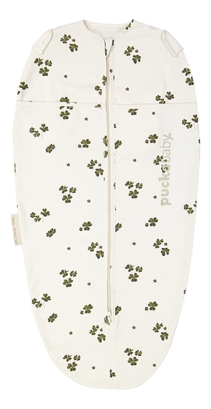 Puckababy Inbakerzak / Zomerslaapzak The Orginal Mini Lucky Clover TOG 0,5 White 70 cm