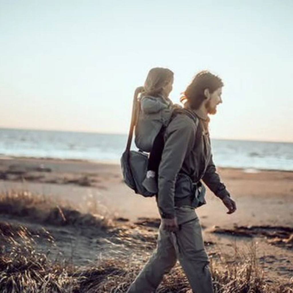 Thule Kinderdrager + regenhoes Sapling Agave/Blue