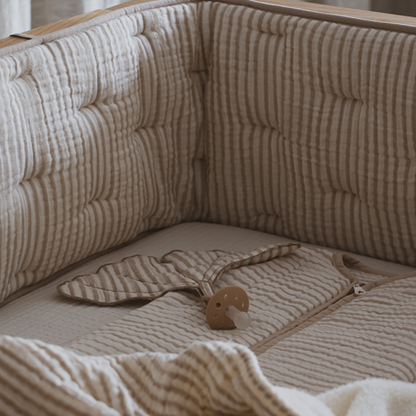 Quax Tour de parc Natural Stripes beige