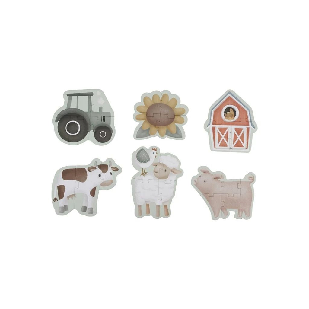 Little Dutch Puzzel 6-in-1 Little Farm