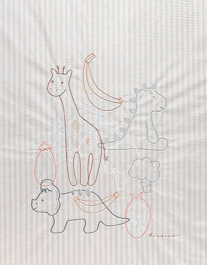 Noukie's Couverture pour lit Tiga, Stegi & Ops beige