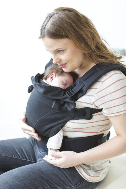 Babylonia Porte-bébé combiné Tricot-Click noir