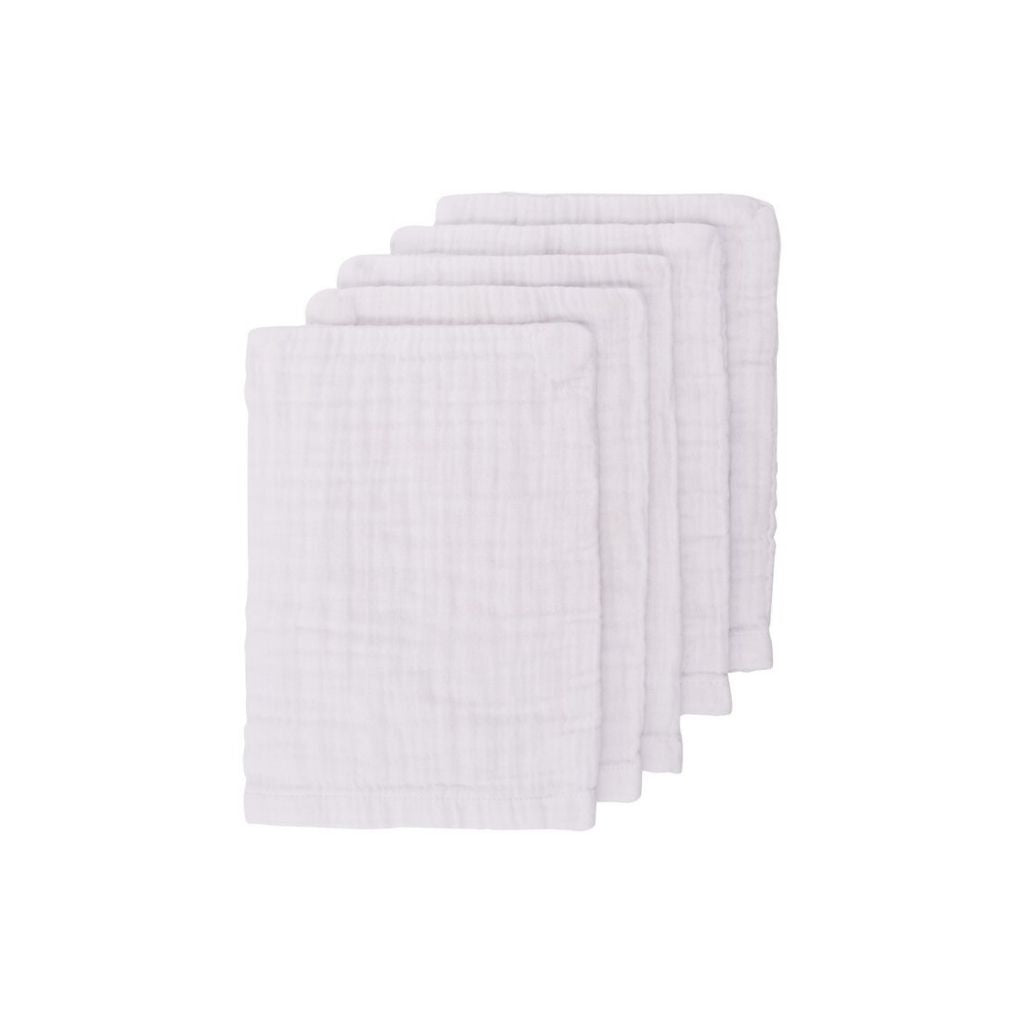 Dreambee Hydrofiel Washandje Essentials wit - 5 stuks