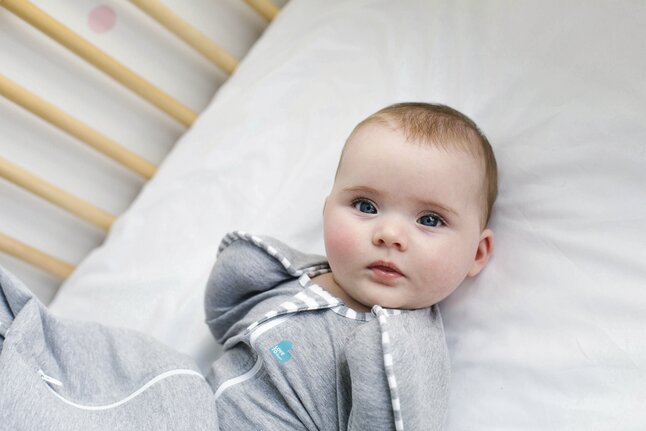 Love to Dream Sac d'emmaillotage / Sac de couchage Swaddle Up Original TOG 1,0 Grey 60 cm