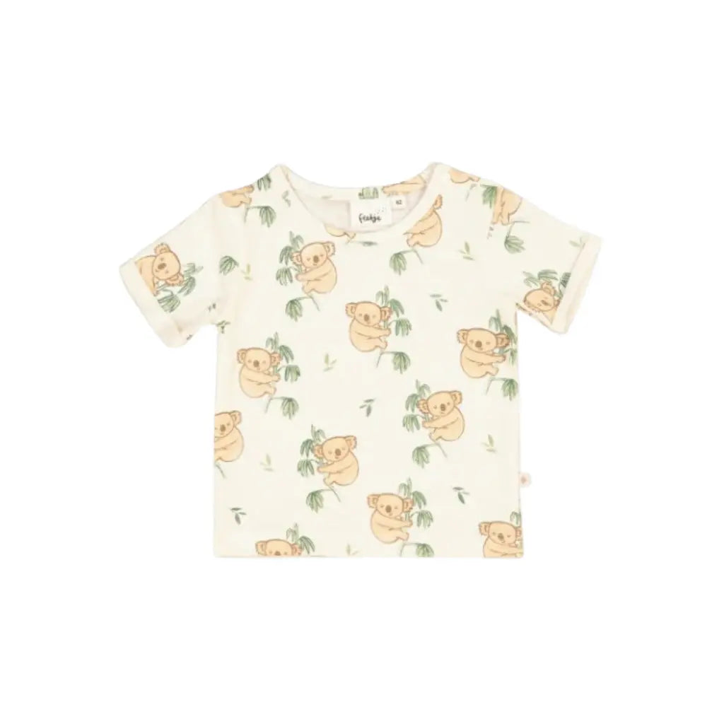 Feetje T-shirt AOP The Chill Club m62 Offwhite jongens