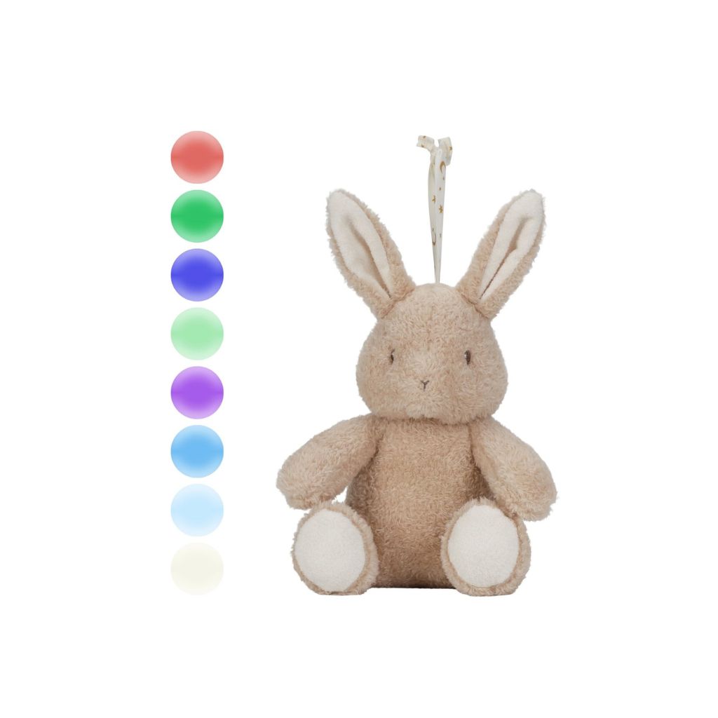 Little Dutch Peluche avec son et lumière Baby Bunny