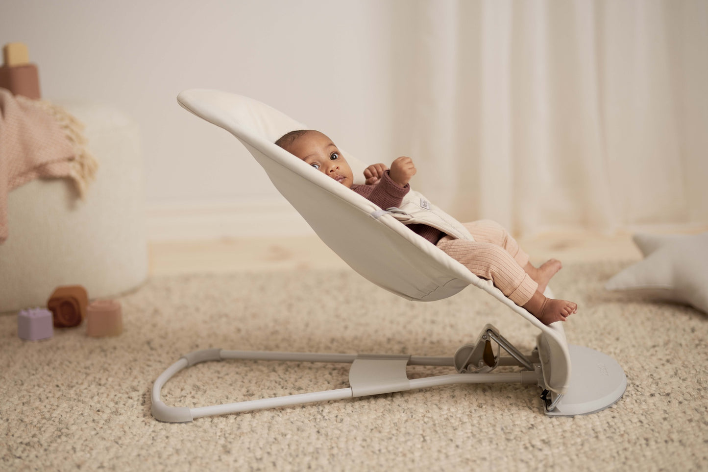 BabyBjörn Relax Balance Soft Lichtbeige Jersey Tri Fabric