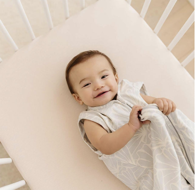 Puckababy Sac de couchage 4 saisons Seashell TOG 0,25-2,5 Stone 100 cm