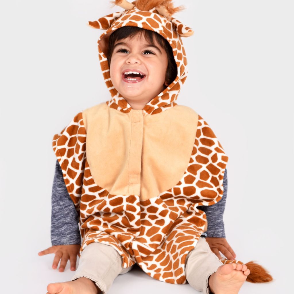 Den Goda Fen Déguisement Mini Cape Girafe taille 86-110 - 1-4 ans