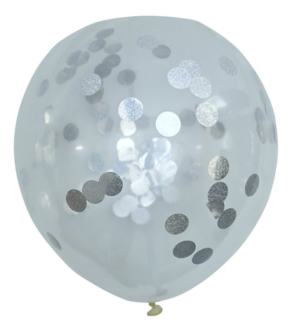HAZA Witbaard Ballon Confettibalon Holografic 30 cm