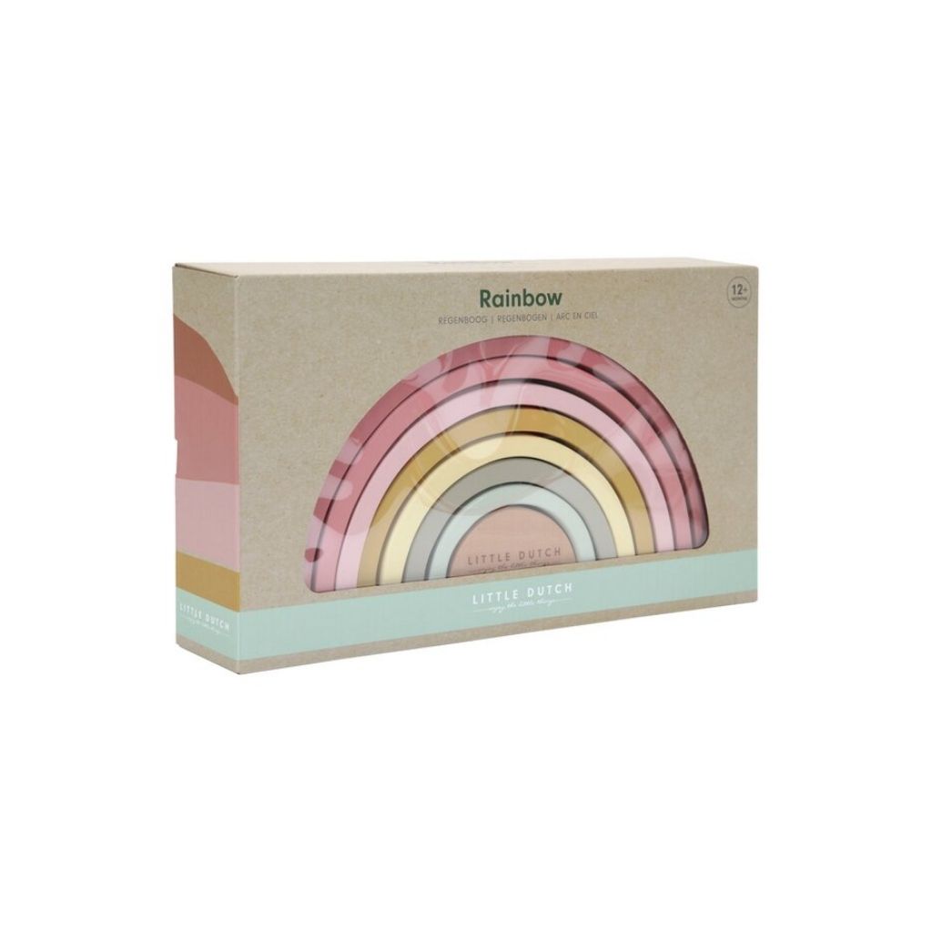 Little Dutch Houten Regenboog Pink
