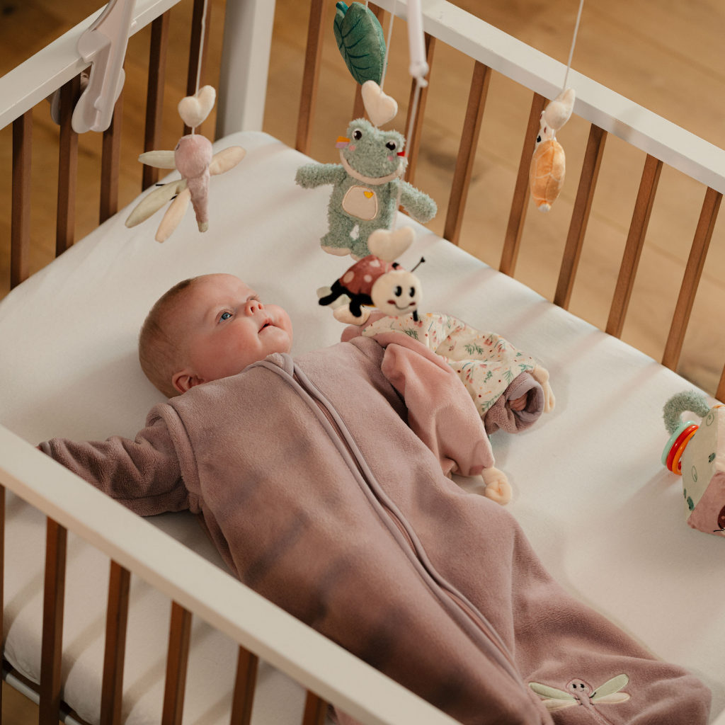 Dreambee Sac de couchage d'hiver Oscar Libelle TOG 2,0 Rose 70 cm