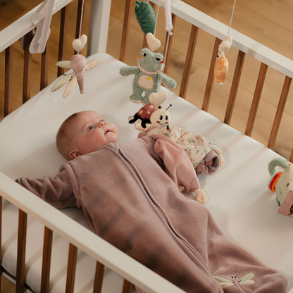 Dreambee Sac de couchage d'hiver Oscar Libelle TOG 2,0 Rose 70 cm