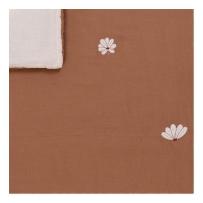 Nattou Drap pour lit Susie & Bonnie brun