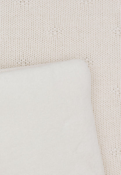 Jollein Parklegger Cosy Knit Ivory B 75 x L 95 cm