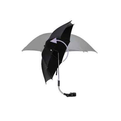 Dooky Parasol Romantic Leaves zwart