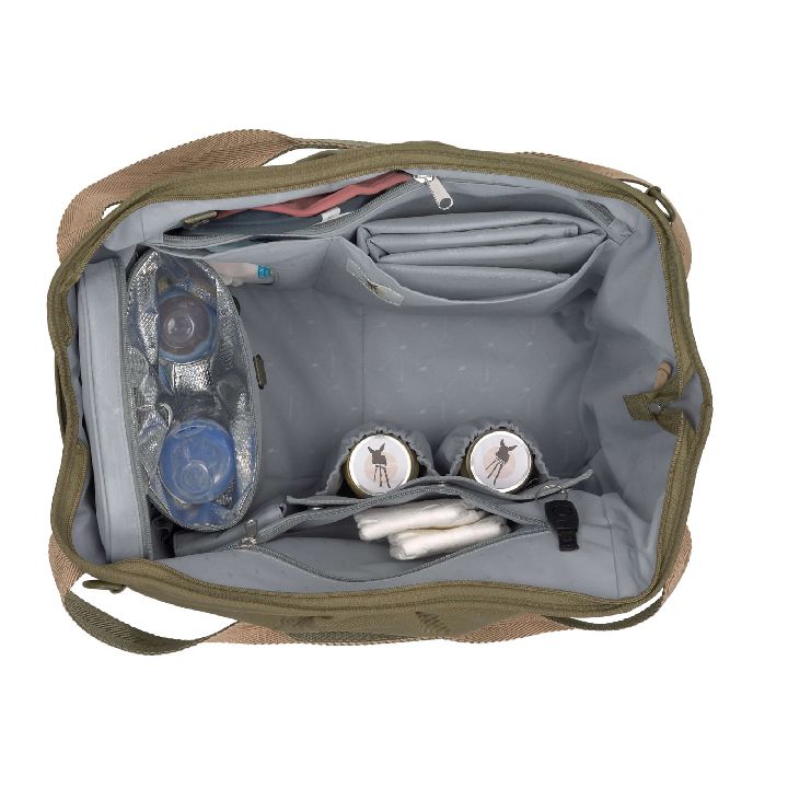 Lässig Verzorgingstas Green Label Twin Bag Olive