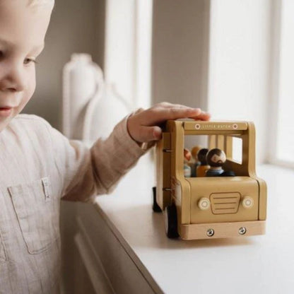Little Dutch Bus scolaire en bois
