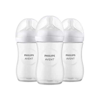 Philips AVENT Biberon Natural Response transparent 260 ml - 3 pièces