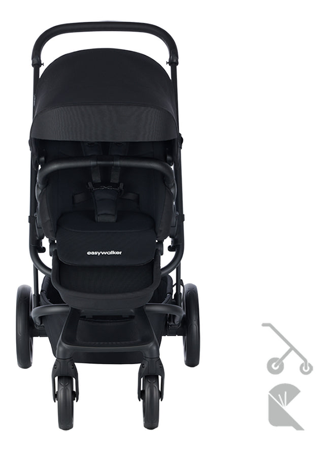 EasyWalker 2-in-1 Kinderwagen Harvey5 Midnight Black