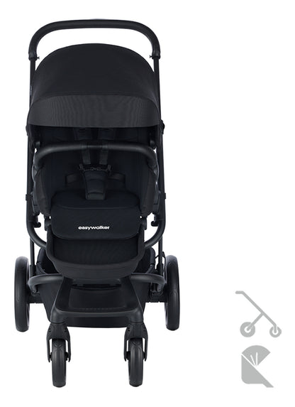 EasyWalker 2-in-1 Kinderwagen Harvey5 Midnight Black