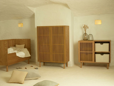 Quax Lit évolutif Hai No Ki L 140 x Lg 70 cm Natural Ash