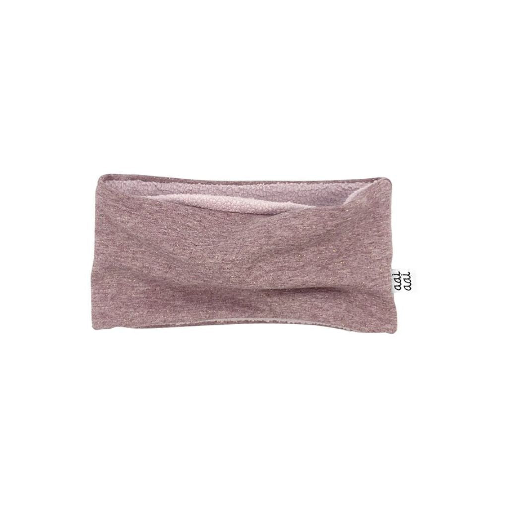 Aai Aai Écharpe teddy/fleece rose 0 à 2 ans