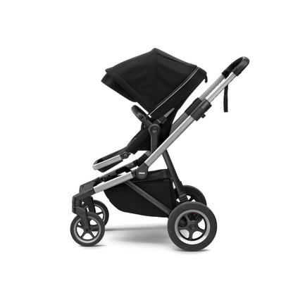 Thule Wandelwagen Sleek + draagmand Midnight Black