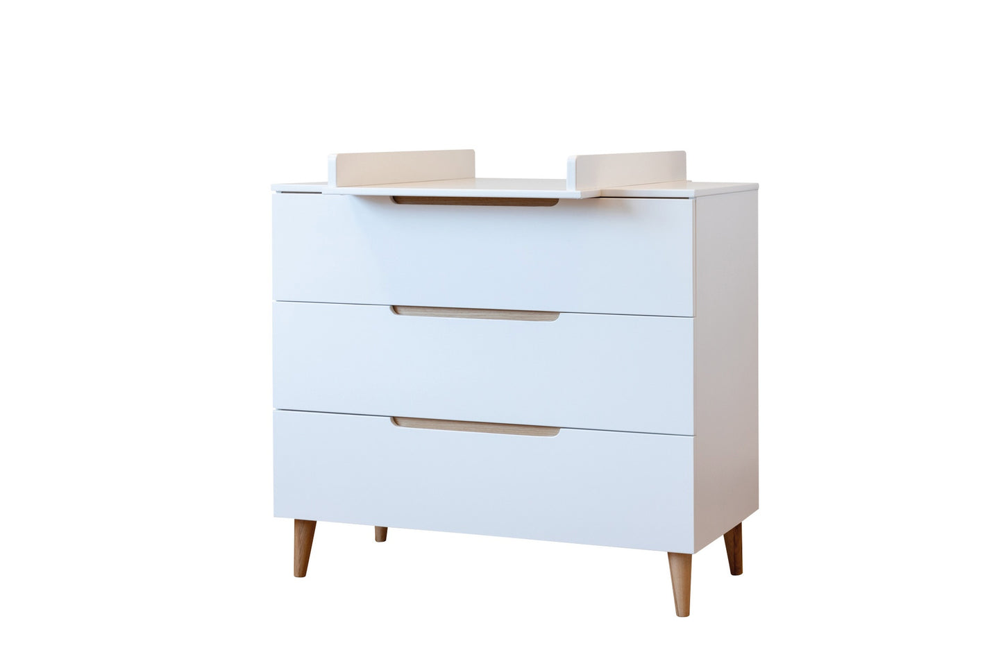 Pericles 2-delige babykamer (bed L 120 x B 60 cm + commode) Boho White