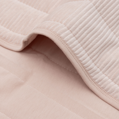 Jollein Couverture pour berceau Velvet Rib Wild Rose 75 x 100 cm
