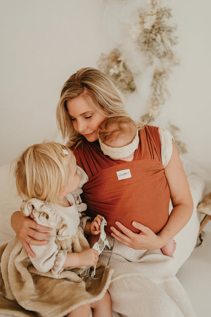 Babylonia Draagdoek Tricot-Slen Organic Sierra Brown