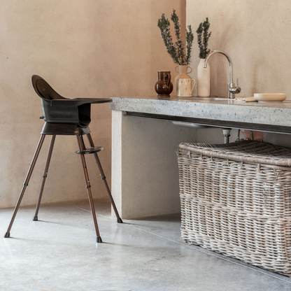 Quax Eetstoel evolutief Ultimo 3 Luxe Black/Walnut