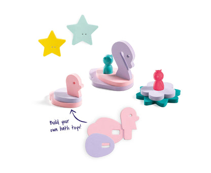 Quut Badspeelgoed Puzzle Friends Fairy Pond - 12 stuks