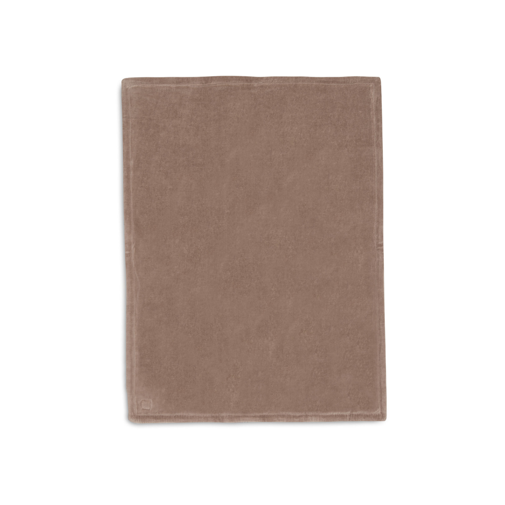 Jollein Deken voor wieg Box Knit Milky Coffee/Velvet 75 x 100 cm
