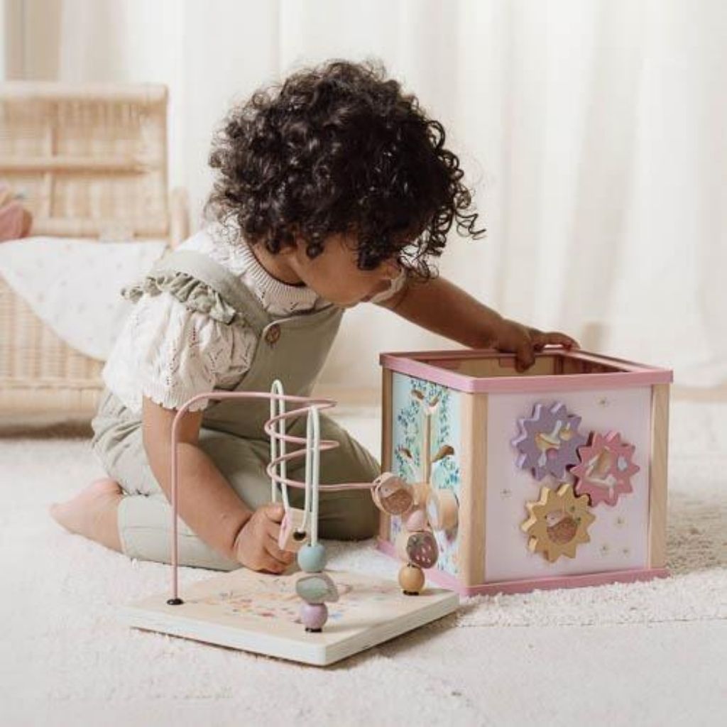 Little Dutch Cube d'activités en bois Fairy Garden