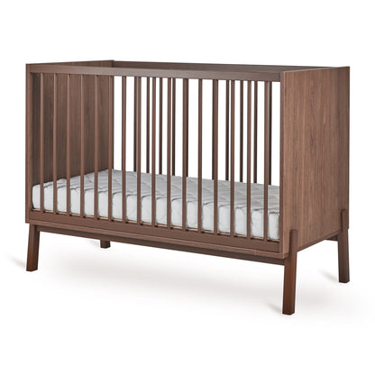 Quax Chambre de bébé 2 pièces (lit L 120 x Lg 60 cm + Commode avec rallonge) Ashi Chestnut