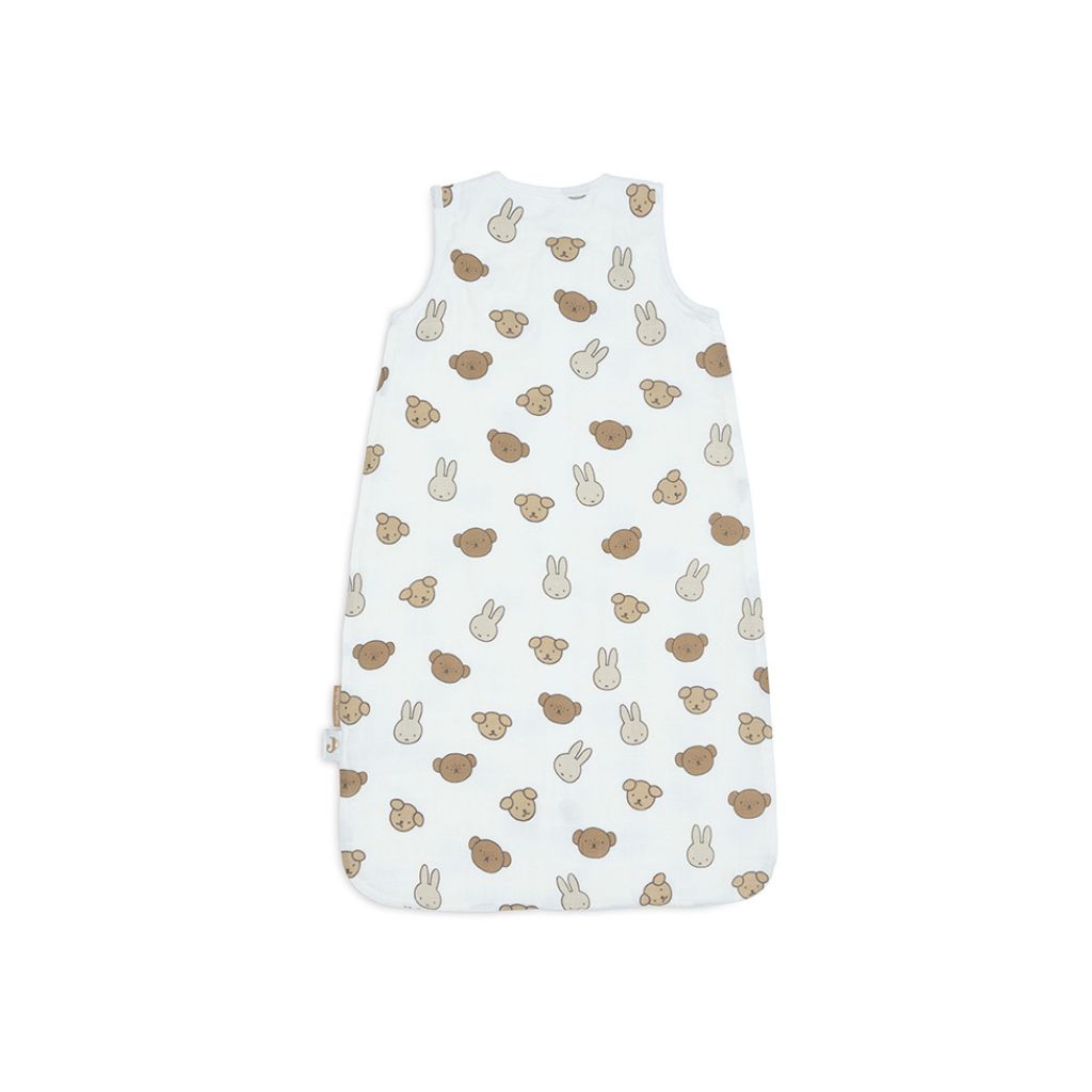 Jollein Sac de couchage d'été Miffy and Friends TOG 0,5 White 90 cm
