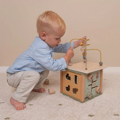 Little Dutch Cube d'activités en bois Little Farm