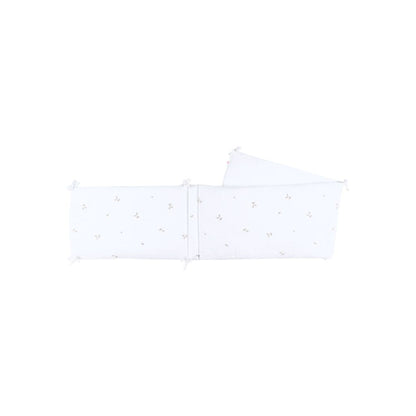 Noukie's Tour de lit mousseline blanche Fluffy & Orso