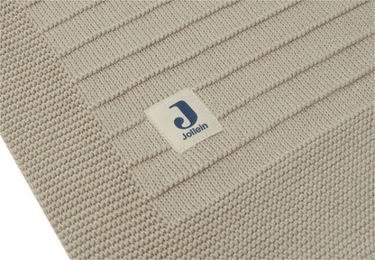Jollein Couverture pour lit Pure Knit Nougat