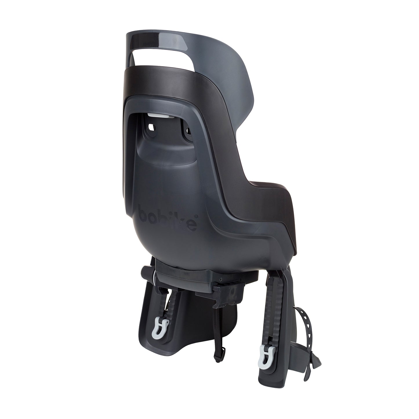 Bobike Fietsstoel GO® Maxi met slaapstand voor dragerbevestiging Black