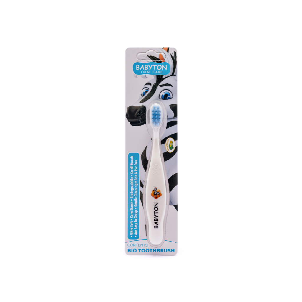 Babyton Bio Tandenborstel Zebra