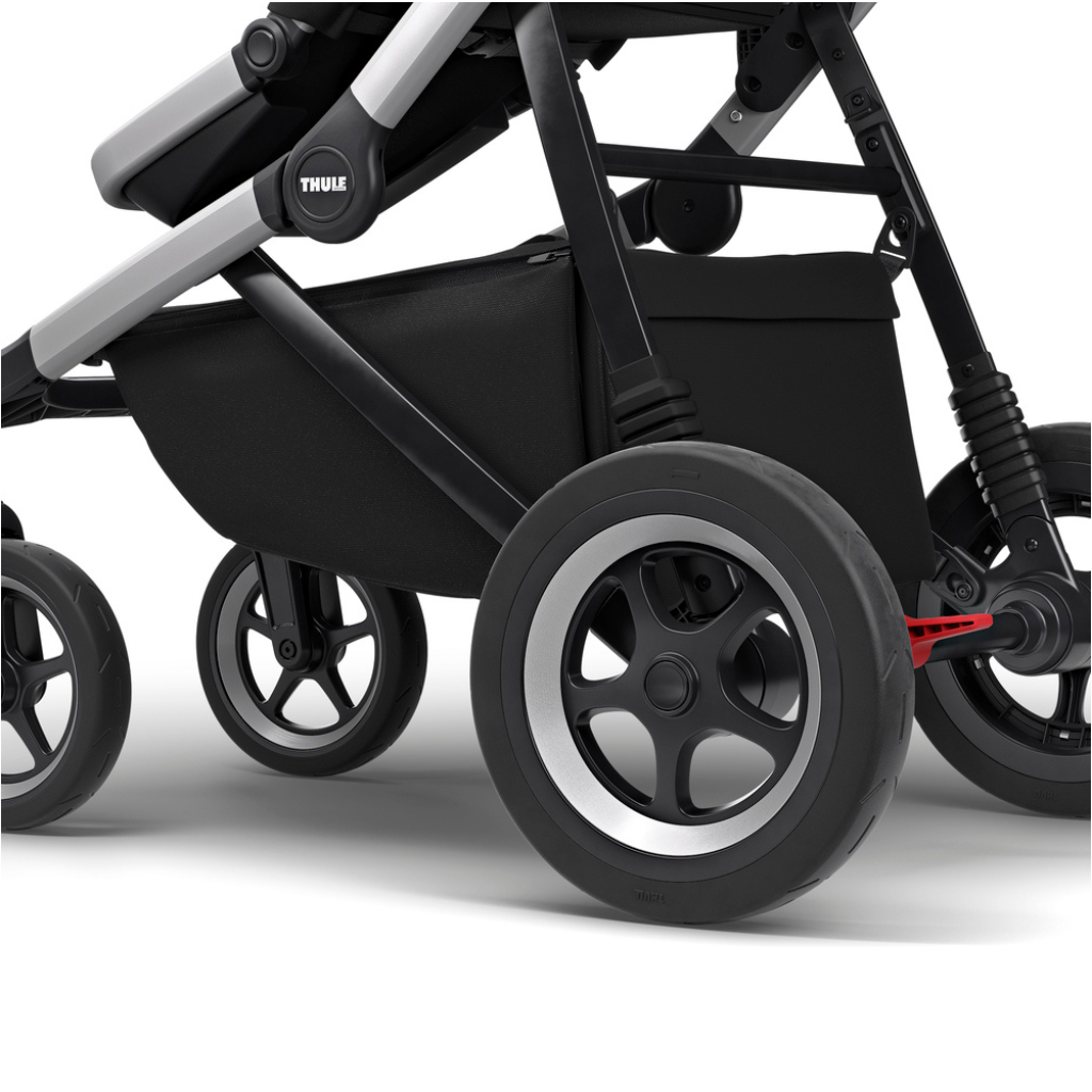 Thule Wandelwagen Sleek + draagmand Midnight Black