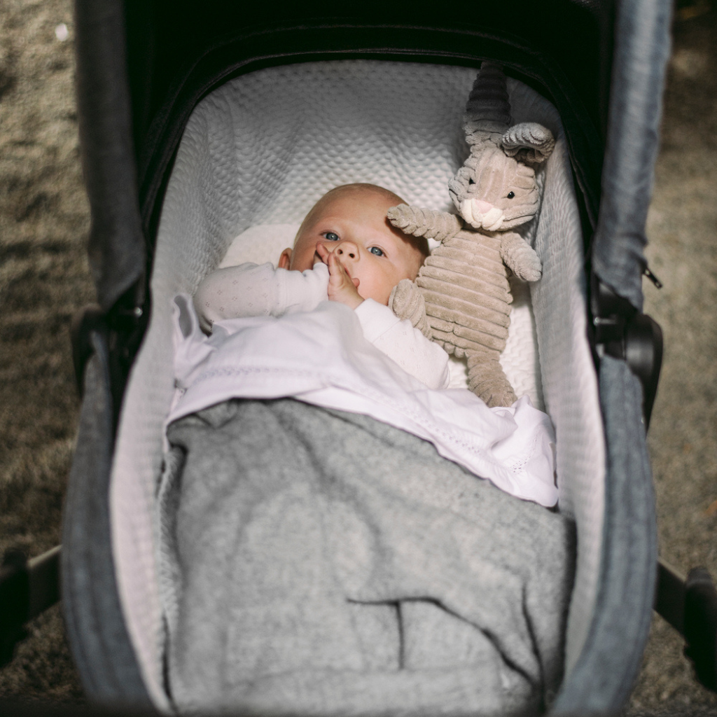Thule Draagmand Sleek Bassinet Grey Melange
