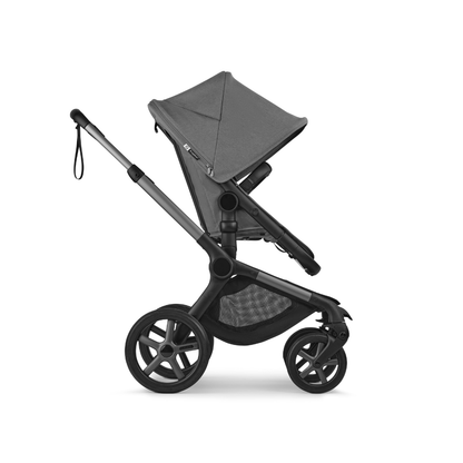 Bugaboo Kinderwagen Fox 5 Renew met draagmand Graphite / Moon Grey