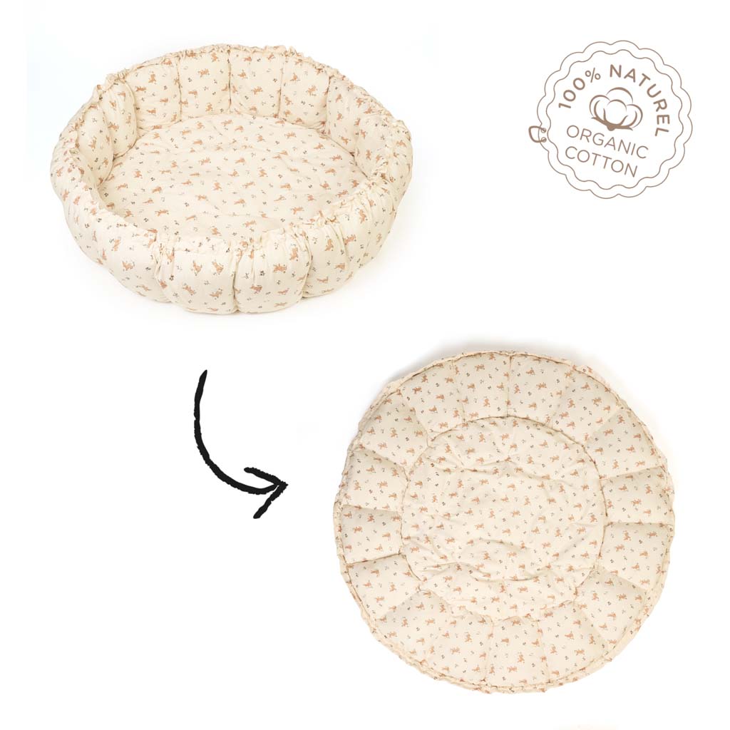 Play&Go Babymat Cocoon Bloom Rabbit Beige