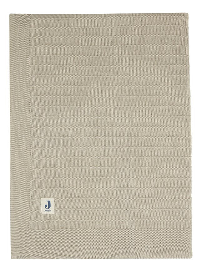 Jollein Couverture pour lit Pure Knit Nougat