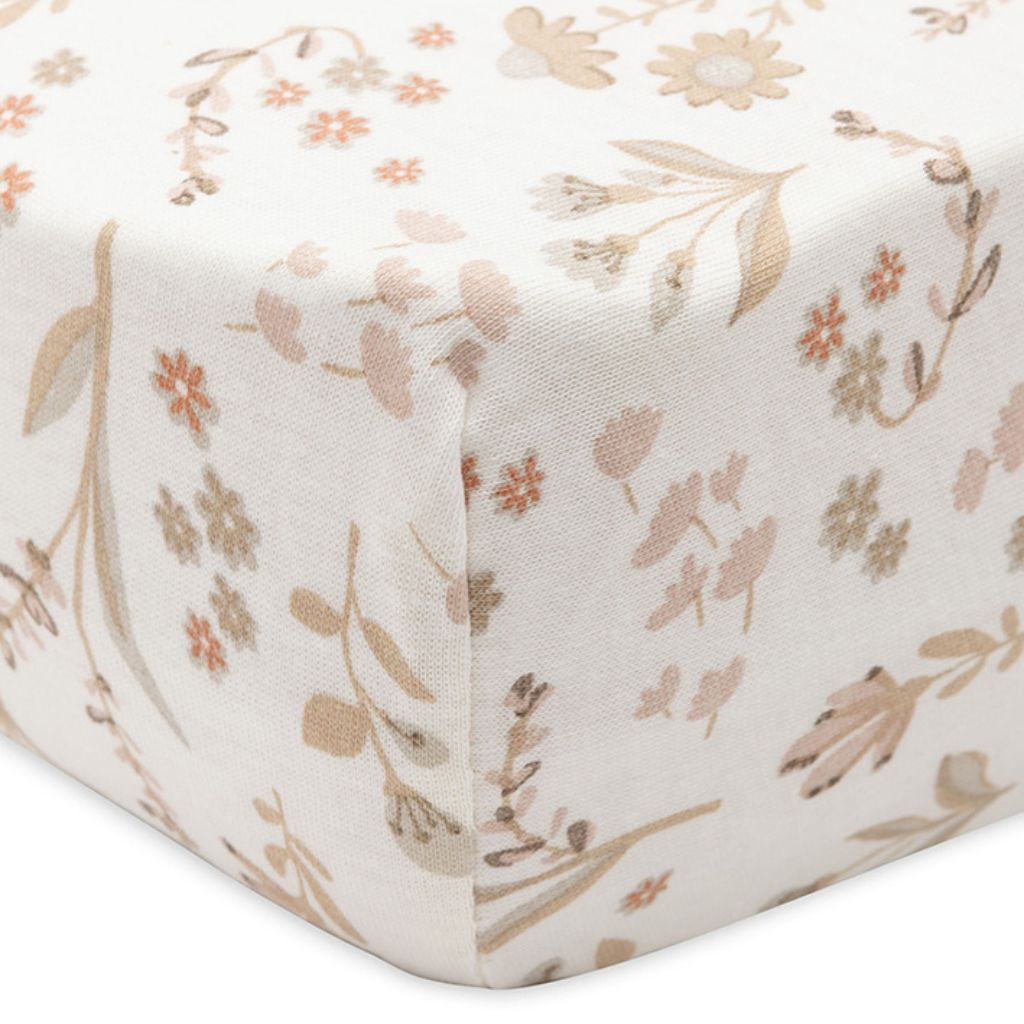 Jollein Hoeslaken Bloomy B 60 x L 120 cm