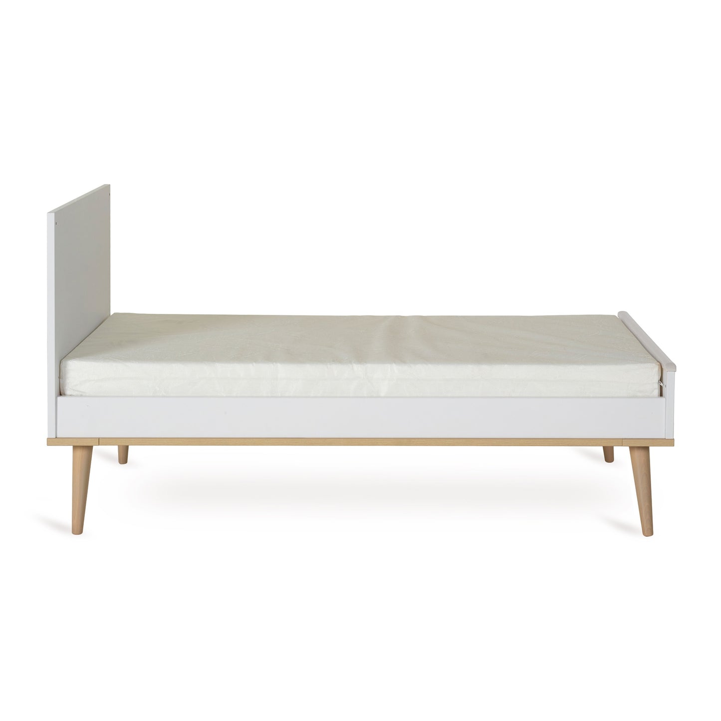 Quax Lit Enfant Flow Lit évolutif Lg 70 x L 140 cm White
